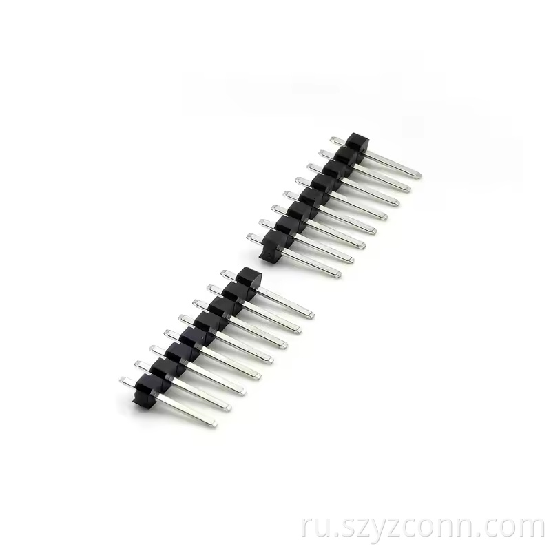 MLX Штыревой разъем с шагом 3,5 мм, однорядный, прямой (1) MLX 3.5mm Pitch Pin Header Single Row Straight (1)